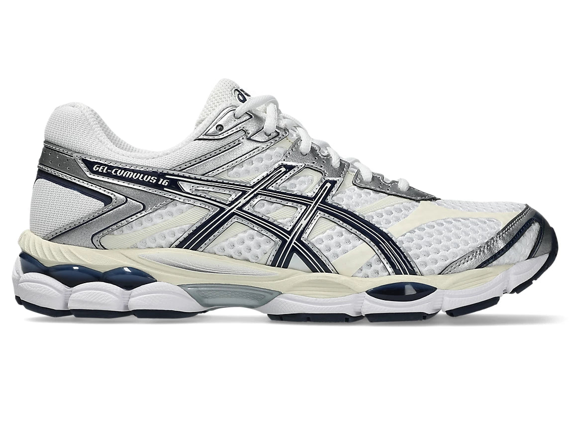 ASICS GEL-CUMULUS 16 White/Midnight Style: 1203A733-103