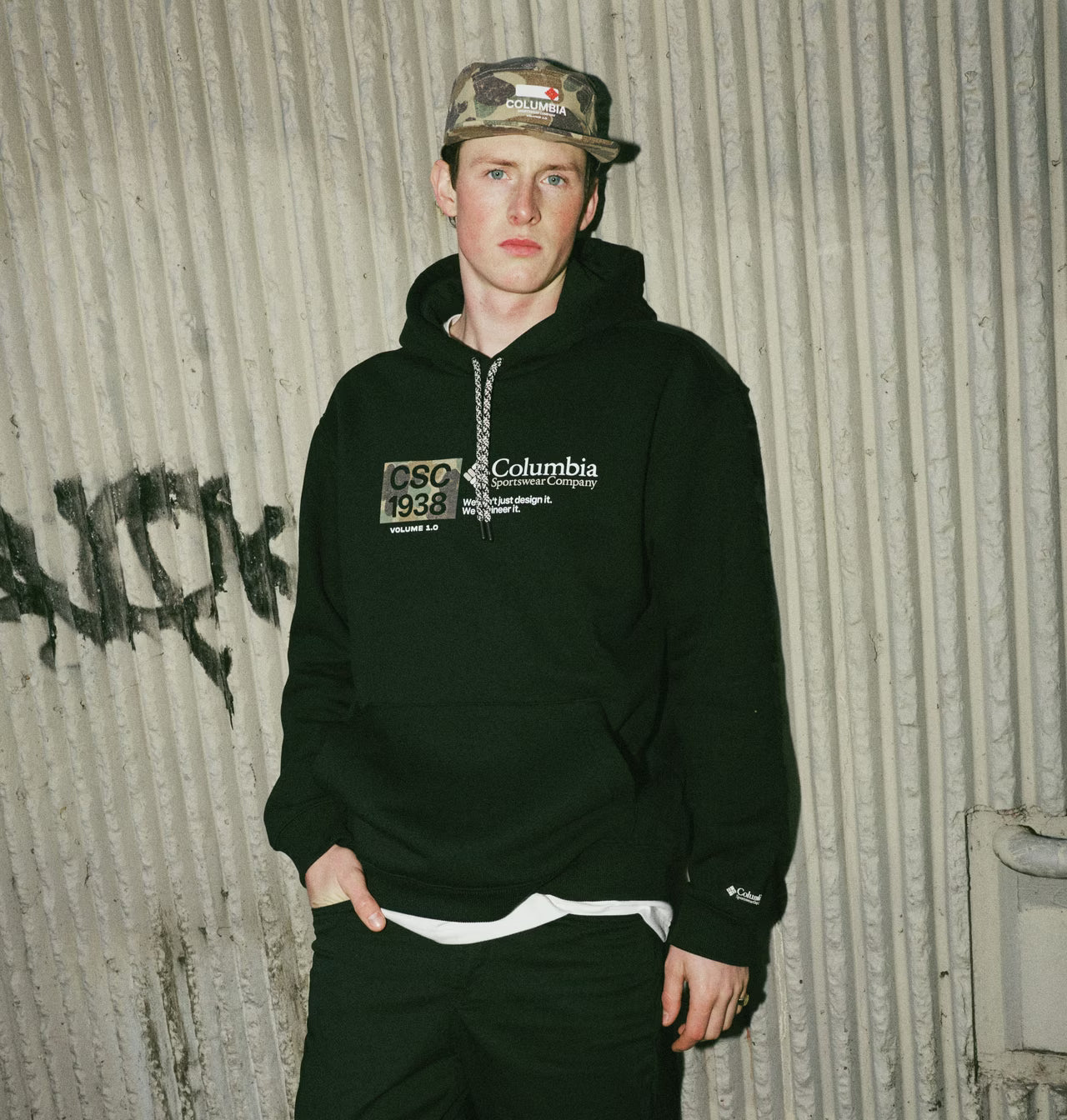 COLUMBIA V1 HOODIE BLACK 2176181010