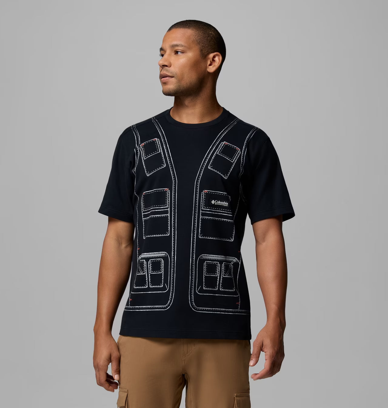 COLUMBIA V1 SHORT SLEEVE GRAPHIC TEE BLACK 2176191010