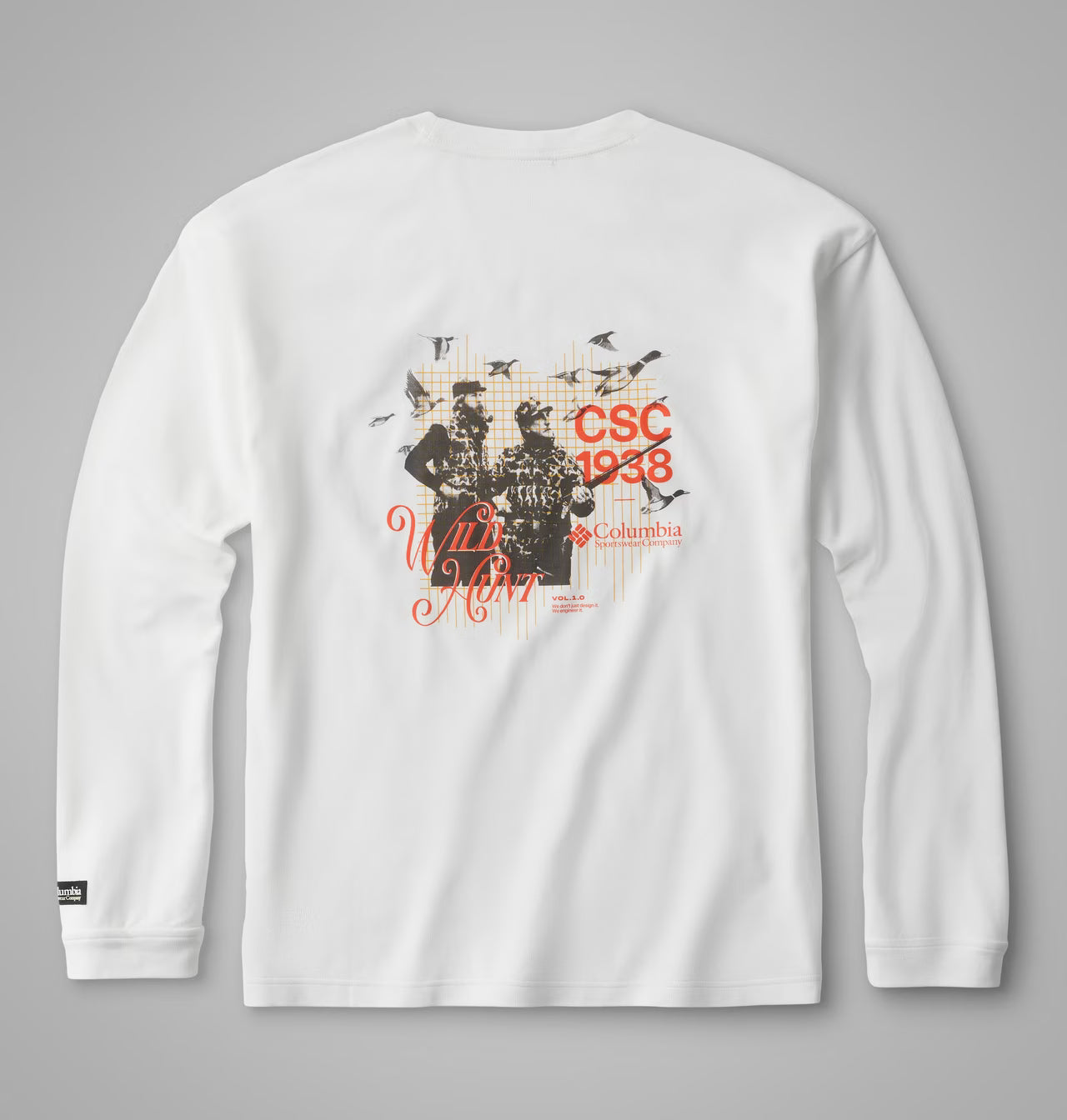 COLUMBIA LONG SLEEVE GRAPHIC TEE SEA SALT 2176201125