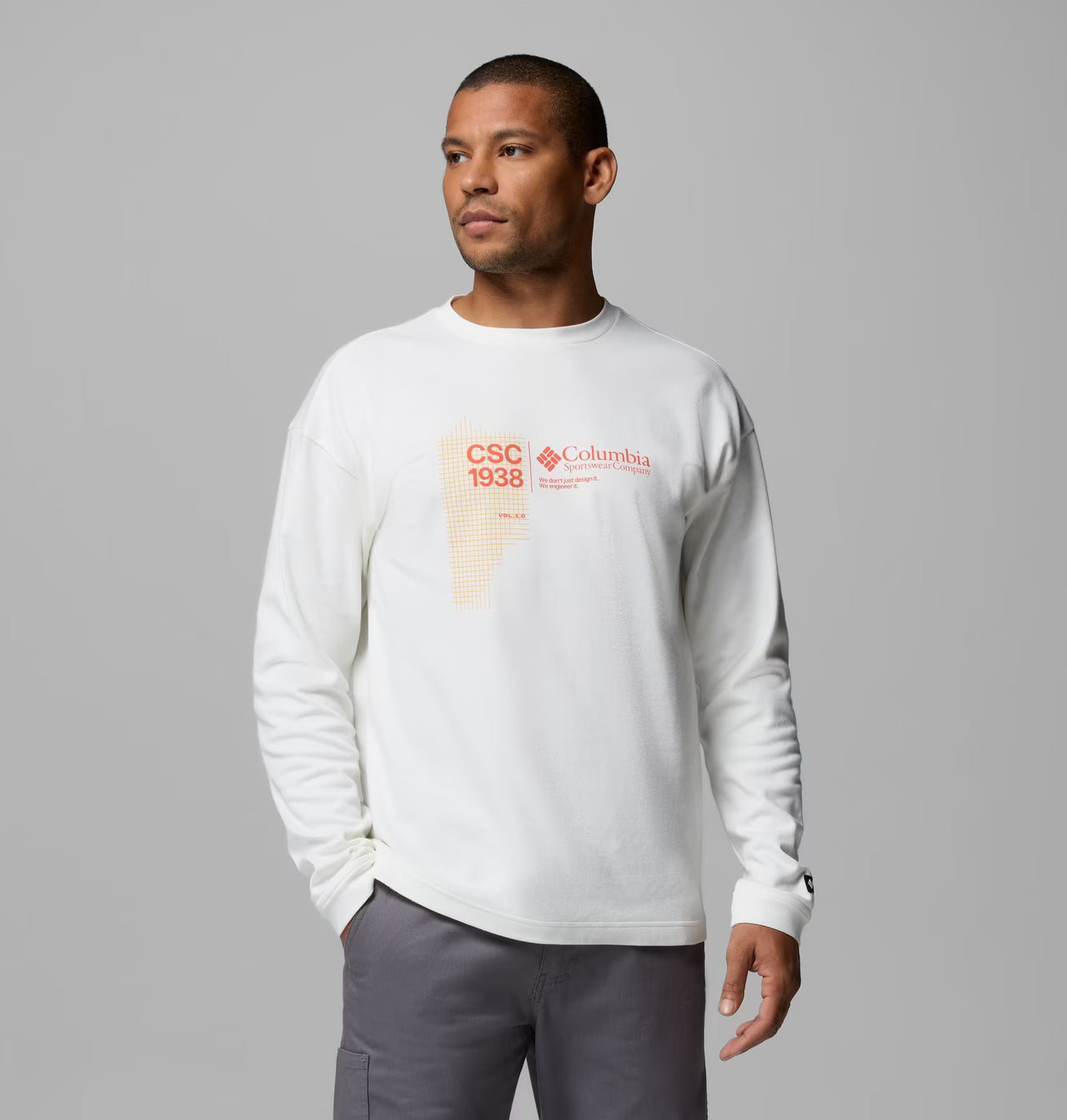 COLUMBIA LONG SLEEVE GRAPHIC TEE SEA SALT 2176201125