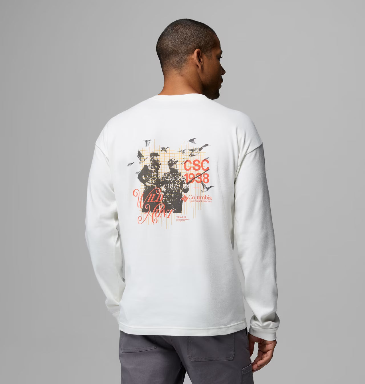 COLUMBIA LONG SLEEVE GRAPHIC TEE SEA SALT 2176201125