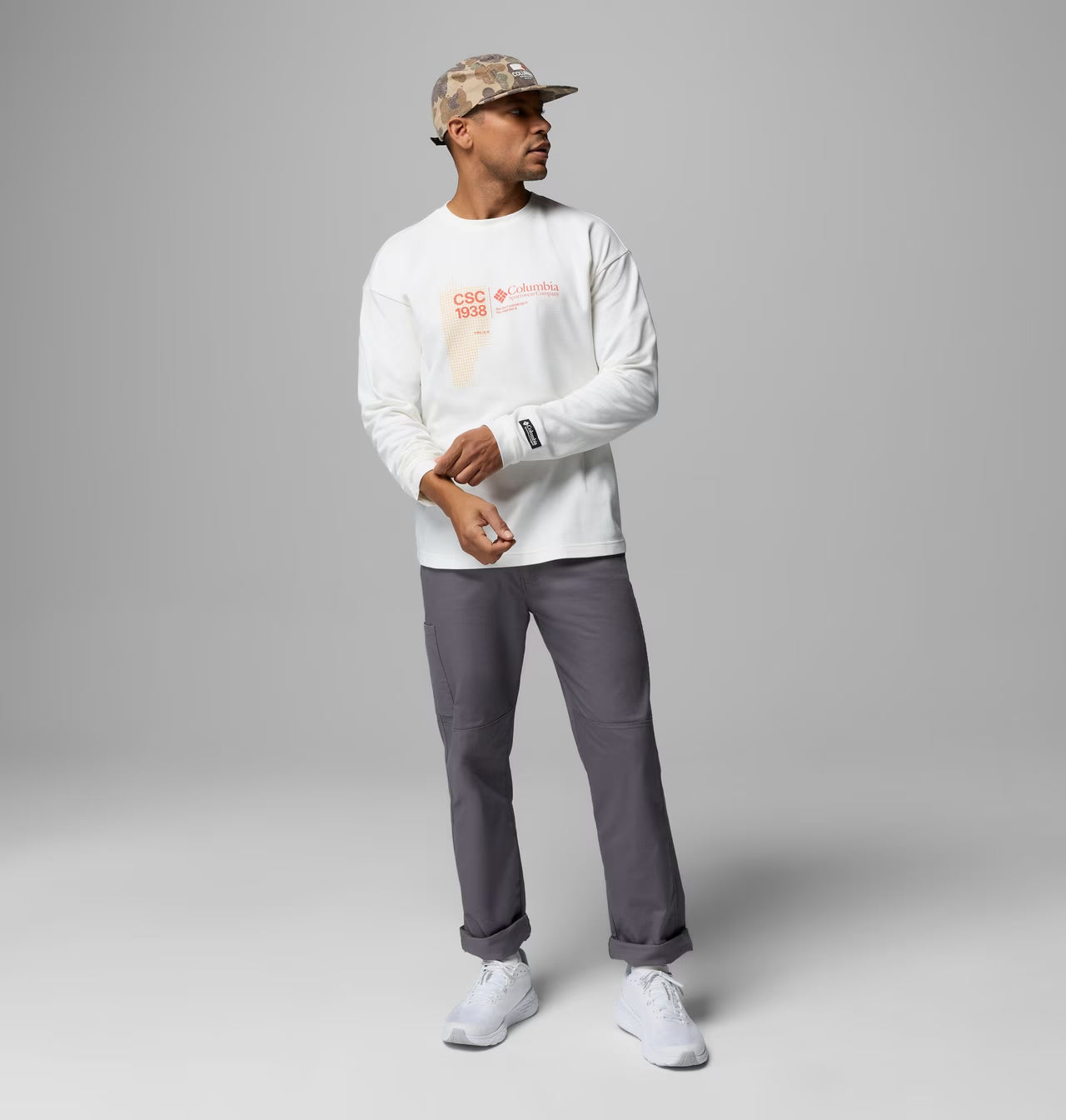 COLUMBIA LONG SLEEVE GRAPHIC TEE SEA SALT 2176201125