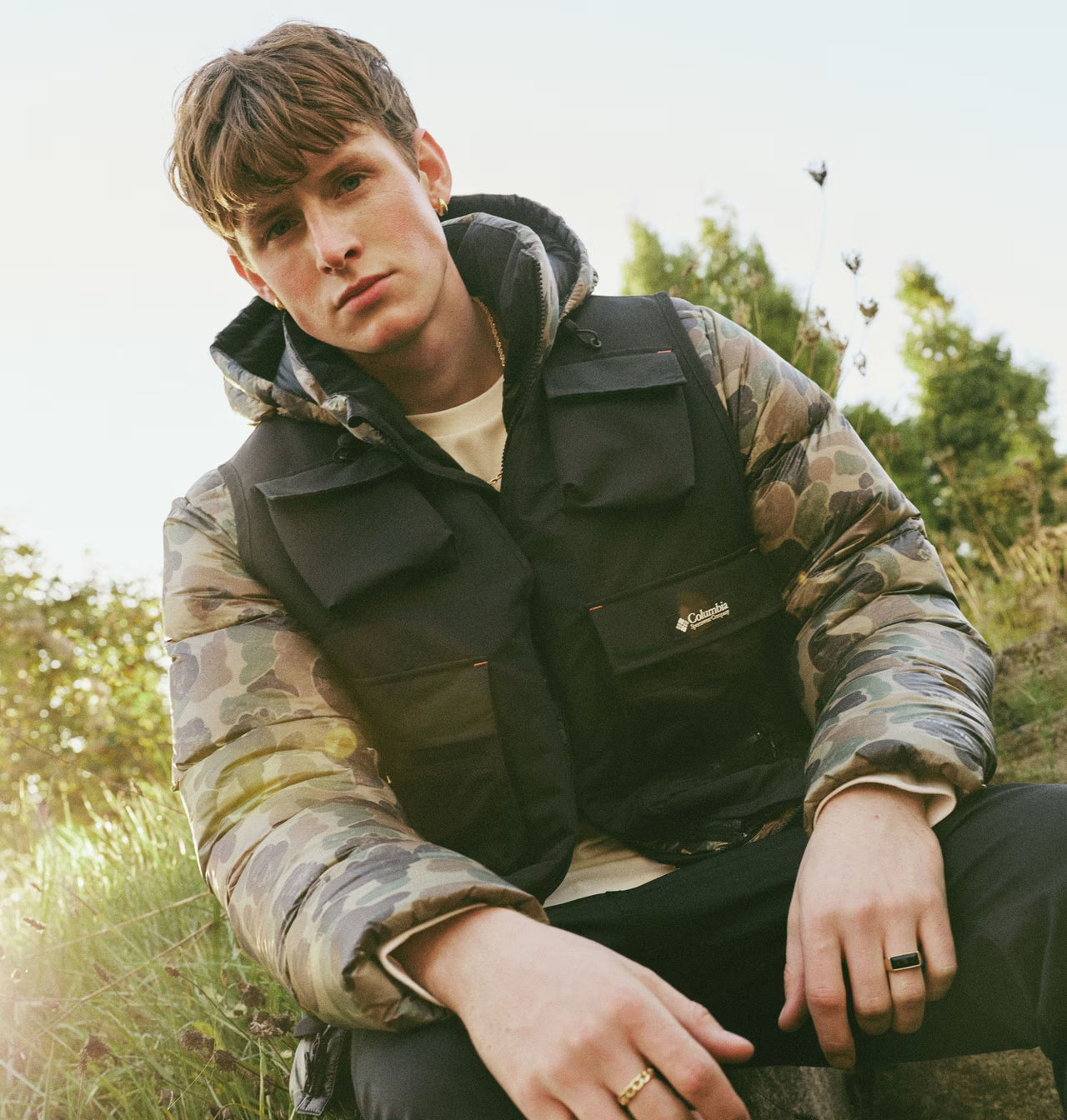 COLUMBIA DUALITY MOUNTAIN OUTERCHANGE JACKET BRITISH TAN CAMO 2176841265