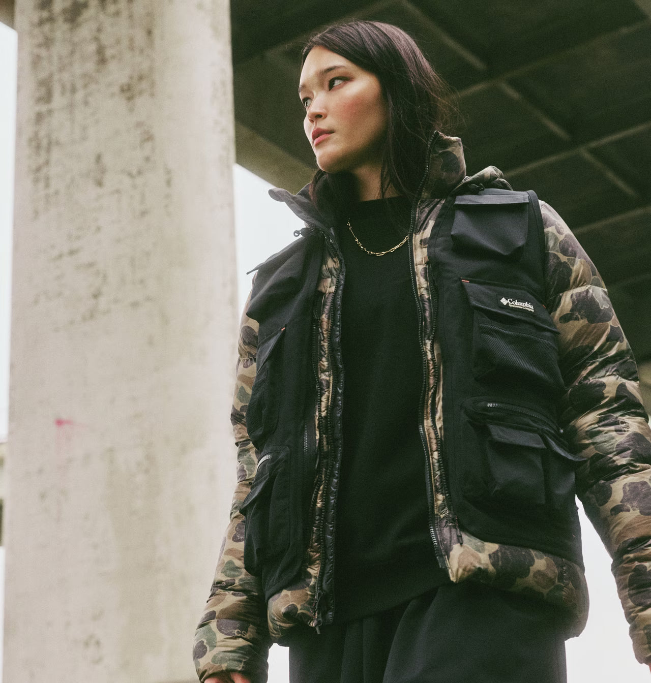 COLUMBIA DUALITY MOUNTAIN OUTERCHANGE JACKET BRITISH TAN CAMO 2176841265