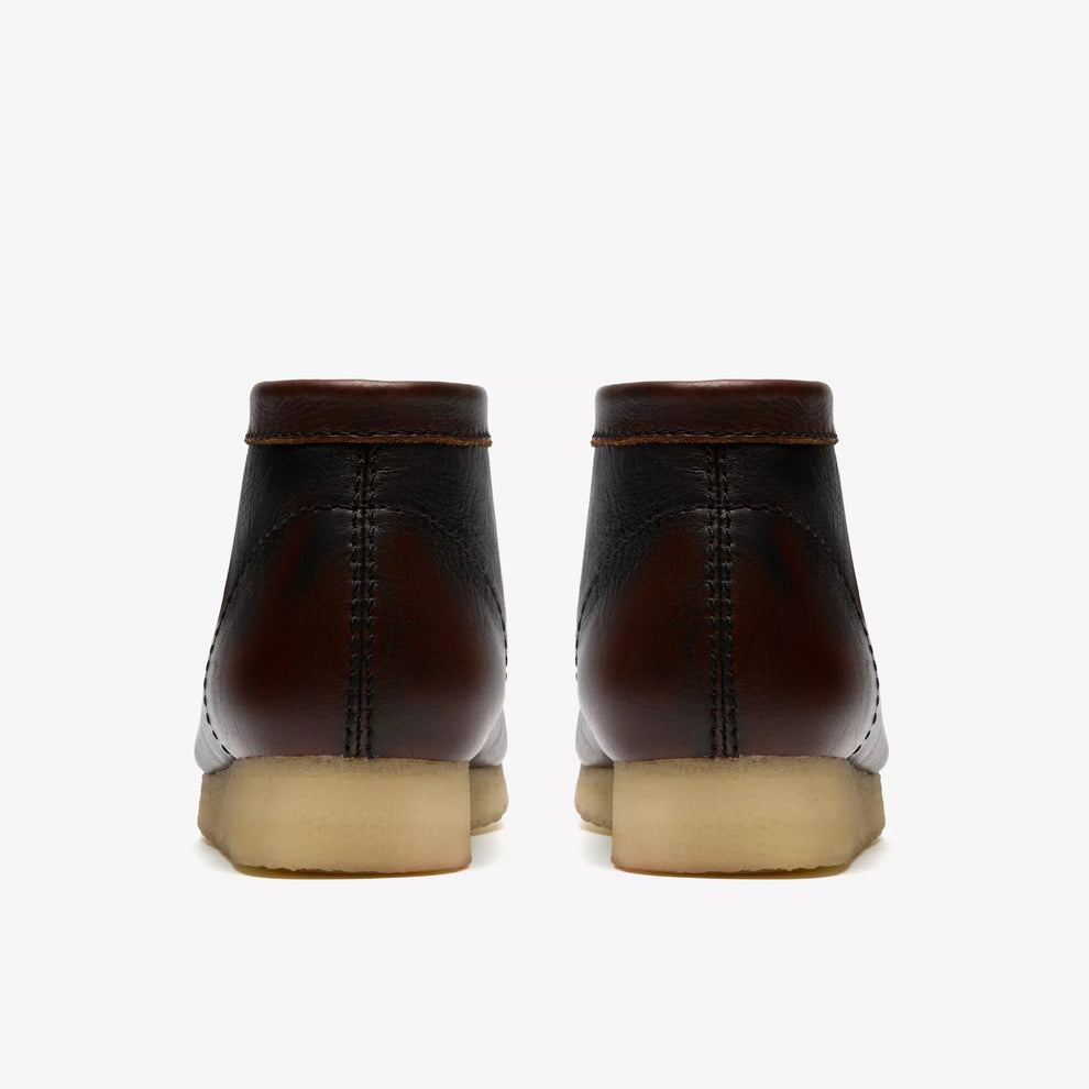 CLARK Wallabee Dark Tan Combination 26182763 – Shoe Gallery Inc
