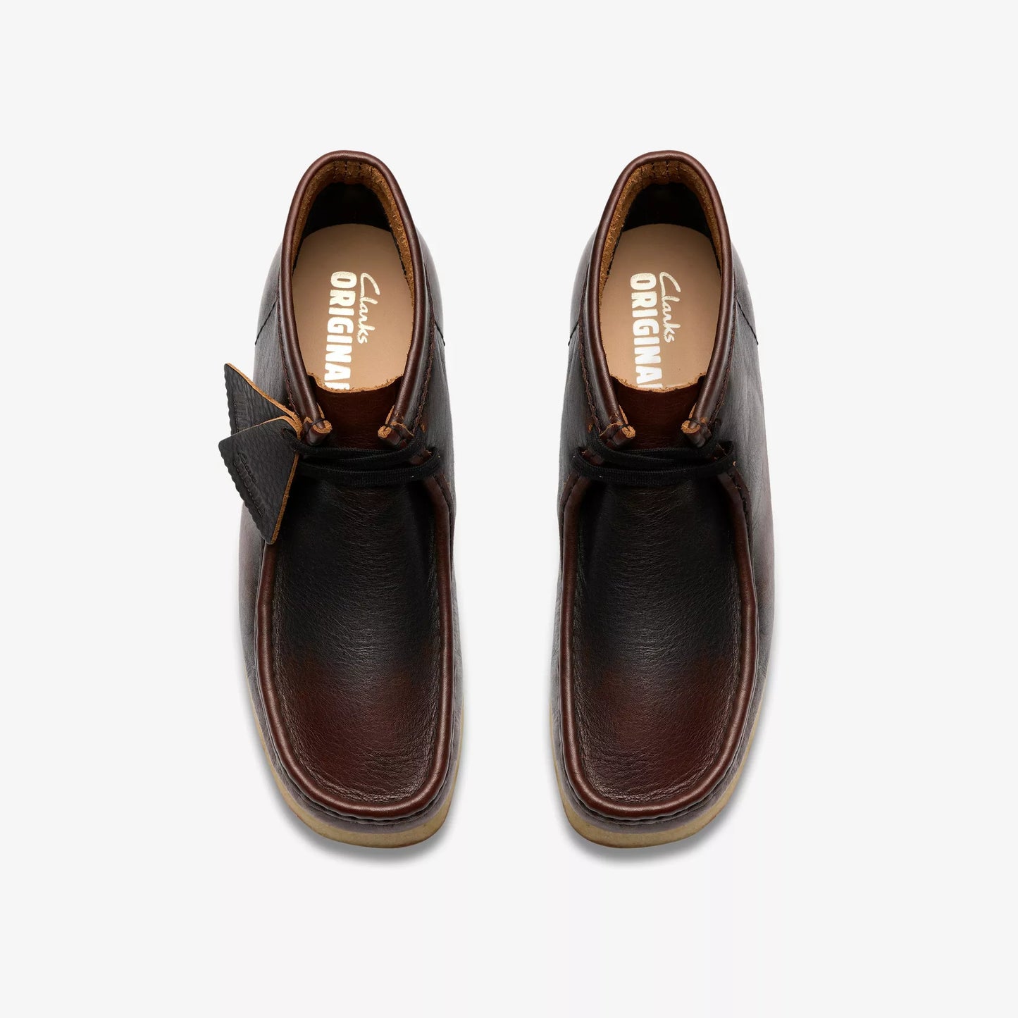 CLARK Wallabee Dark Tan Combination 26182763