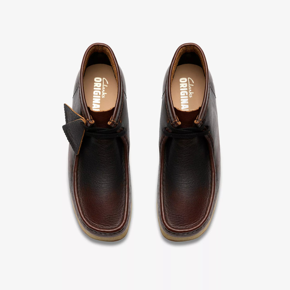 CLARK Wallabee Dark Tan Combination 26182763 – Shoe Gallery Inc