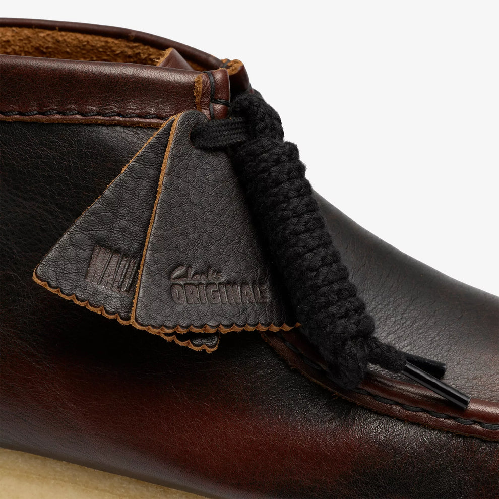 CLARK Wallabee Dark Tan Combination 26182763 – Shoe Gallery Inc
