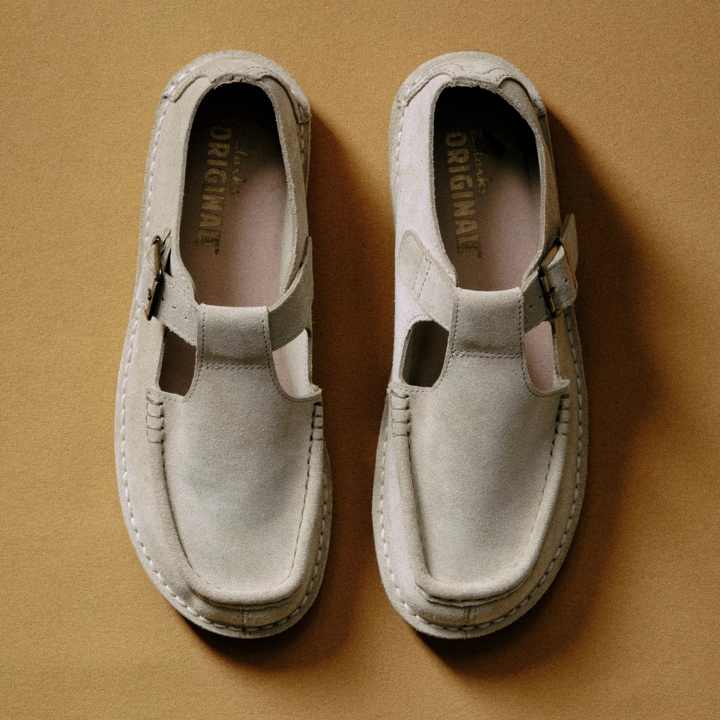 CLARKS Nomad T Bar Maple Suede Maple Suede 26182845