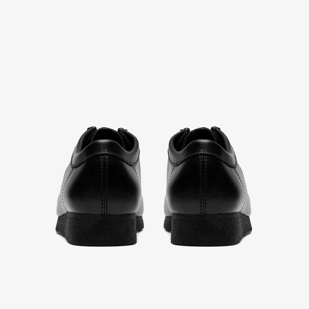 【Clarks】WALLABEE　26183780 CLARKS Wallabee Black Hi Shine Leather 26183780 – Shoe Gallery Inc