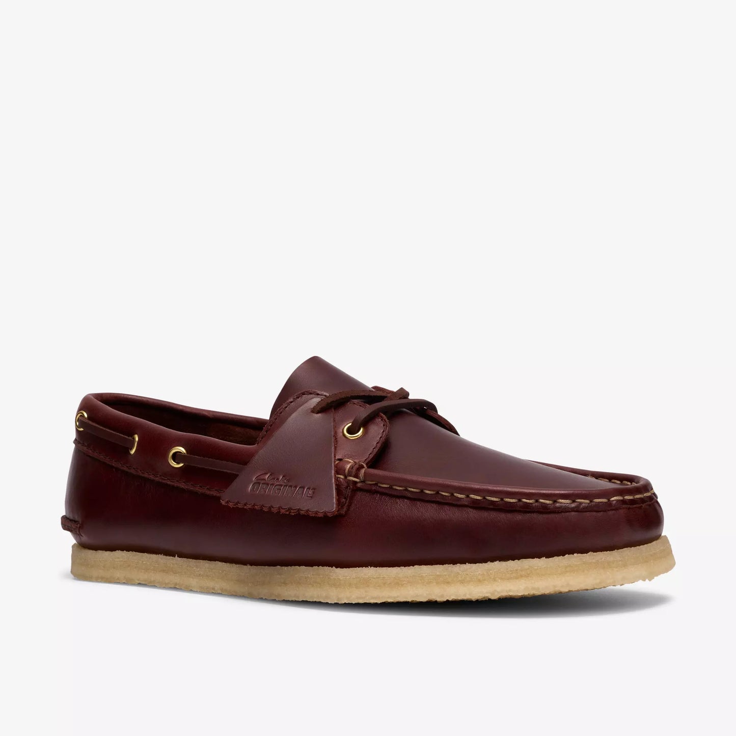 Clarks Godney Boat Mens Shoes Color: British Tan Leather Style: 26185687