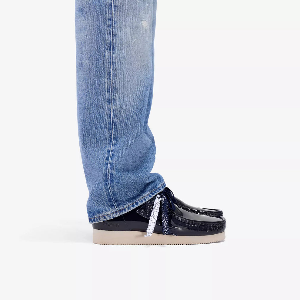 Clarks Wallabee 2604 Navy Patent Style: 26186520 – Shoe Gallery Inc