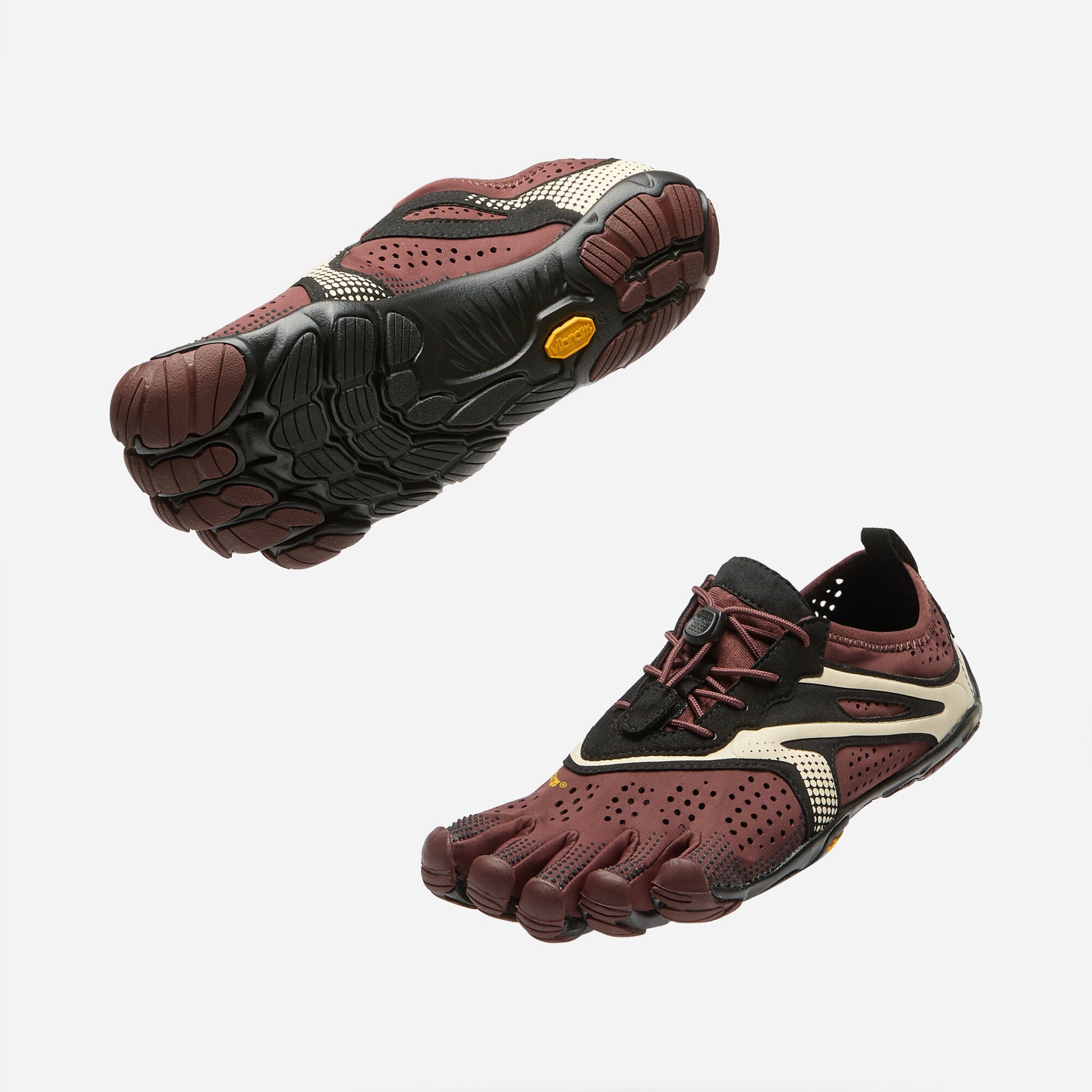 Vibram FiveFingers V-Run Color: Brown / Ivory / Black Style: 26M7003