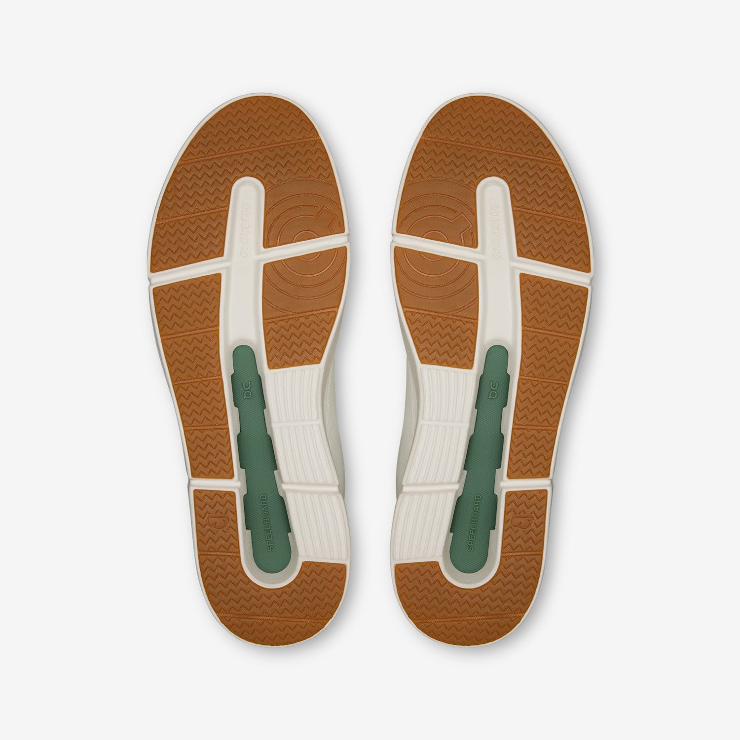 On THE ROGER Centre Court Men's Shoes Color: Ivory | Fern Style: 3MG10486046