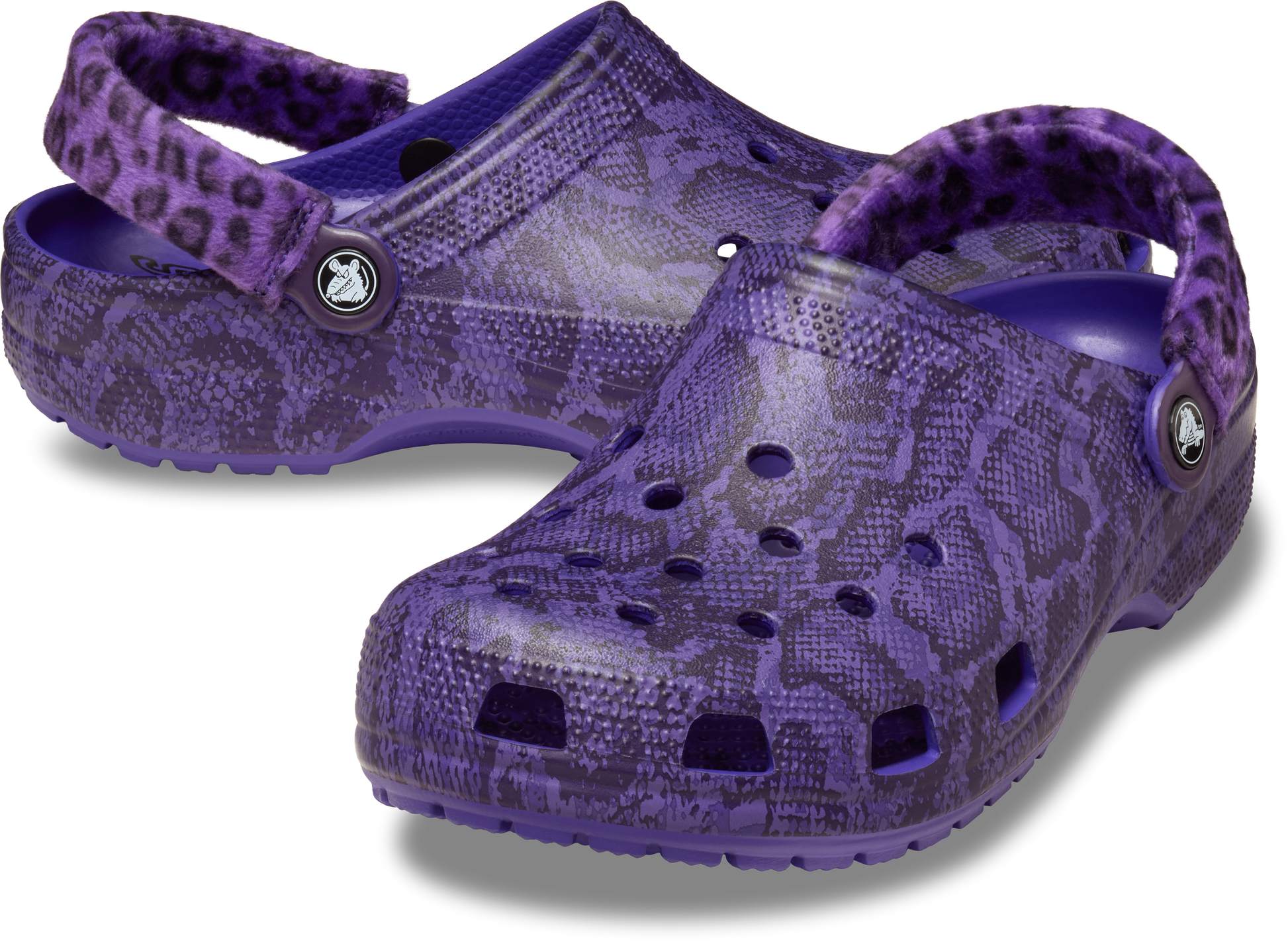 Clog 2025 Holographic Crocs CROCS X StrayRats Classic Clog Ultrvlt