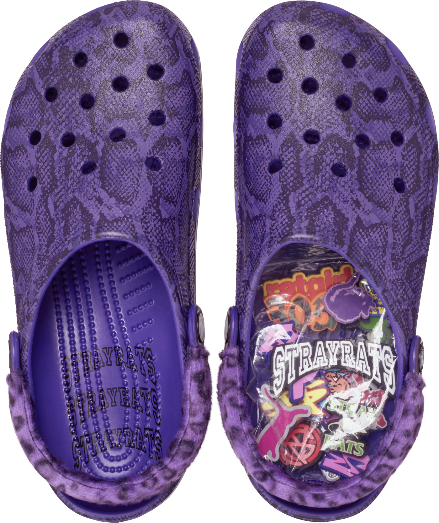 CROCS X StrayRats Classic Clog Ultrvlt Ultraviolet 211083-506