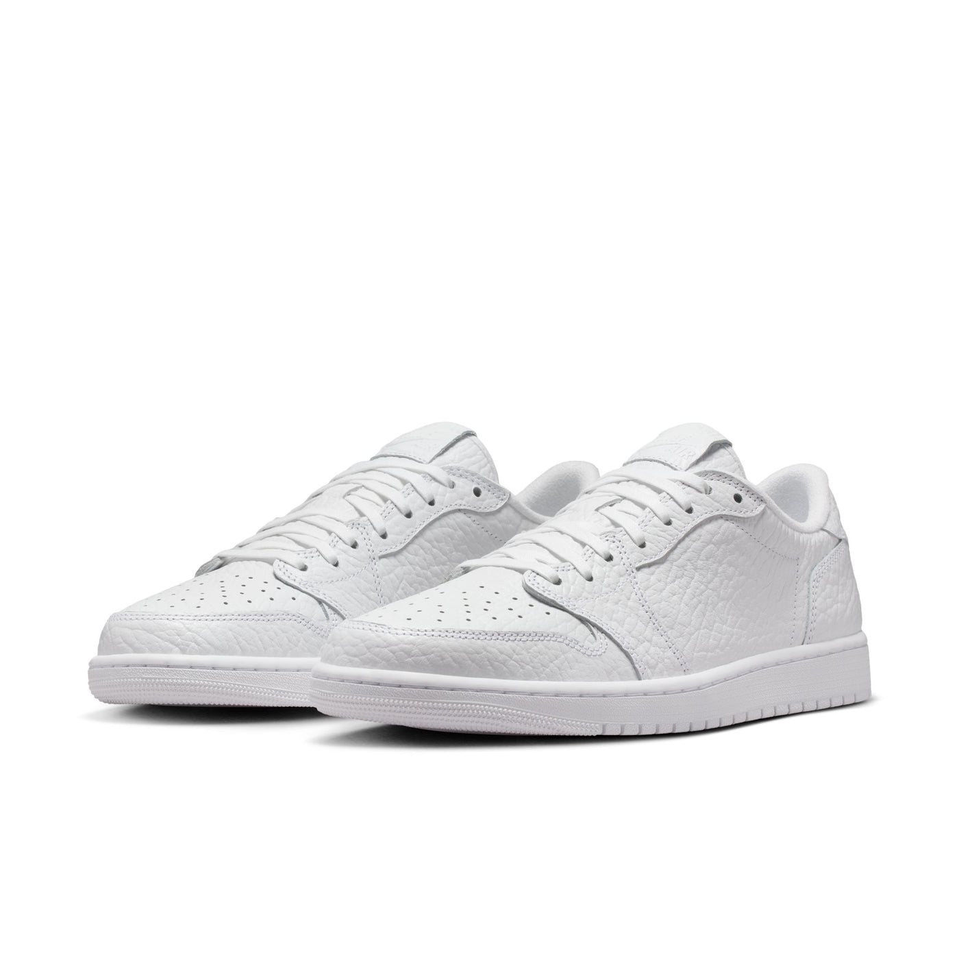Air Jordan 1 Retro Low Men's No-Swoosh White/white-white 872782-100