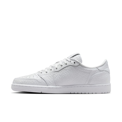 Air Jordan 1 Retro Low Men's No-Swoosh White/white-white 872782-100