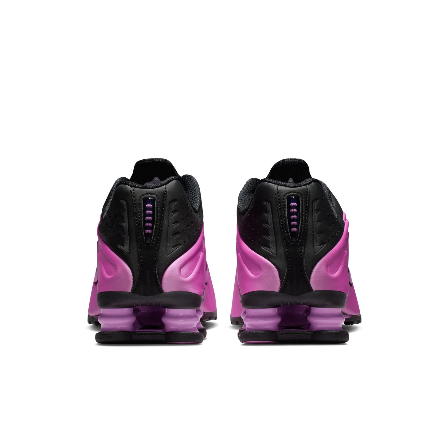 Nike Women's Shox R4 Color: BLACK/LT MAGENTA-BLACK Style: AR3565-014