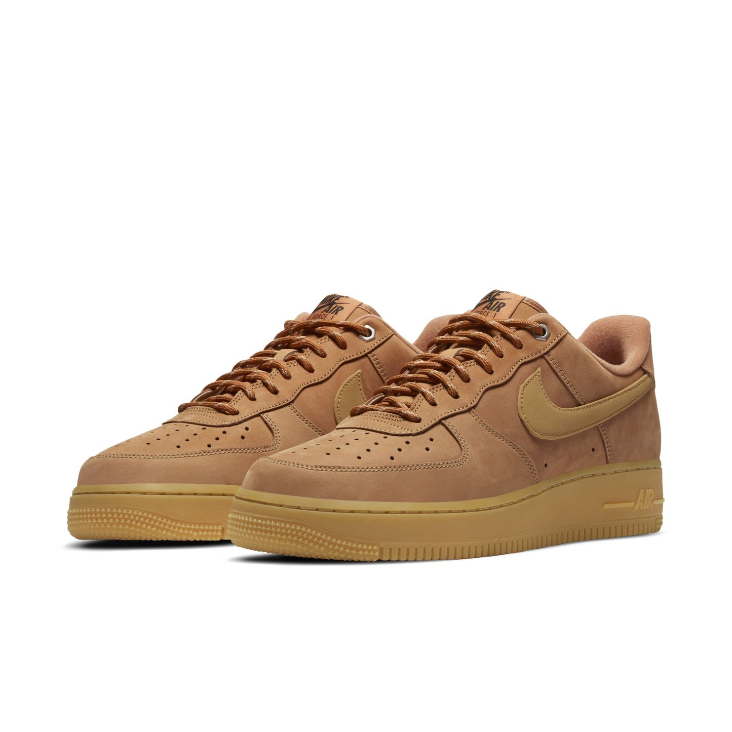 Nike Air Force 1 '07 WB Men's Shoes Color: Flax/wheat-gum Light Brown-black CJ9179-200