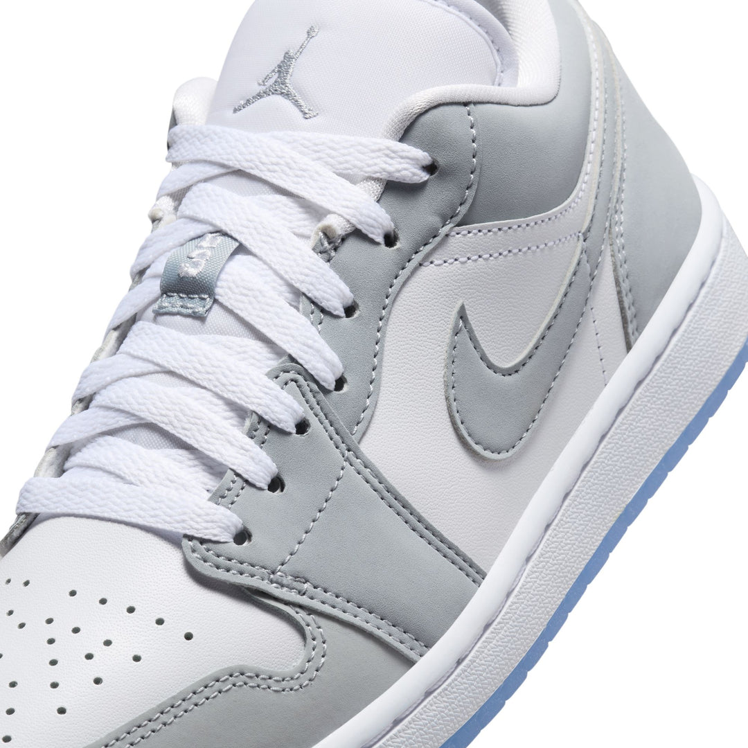 Air Jordan 1 Low Women White/wolf Grey-aluminum DC0774-105