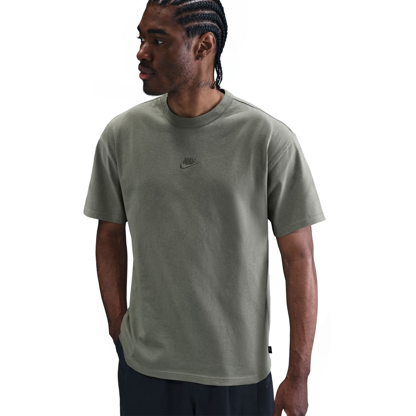Nike Sportswear Premium Essentials Men's T-Shirt Color: Light Army Style: DO7392-320