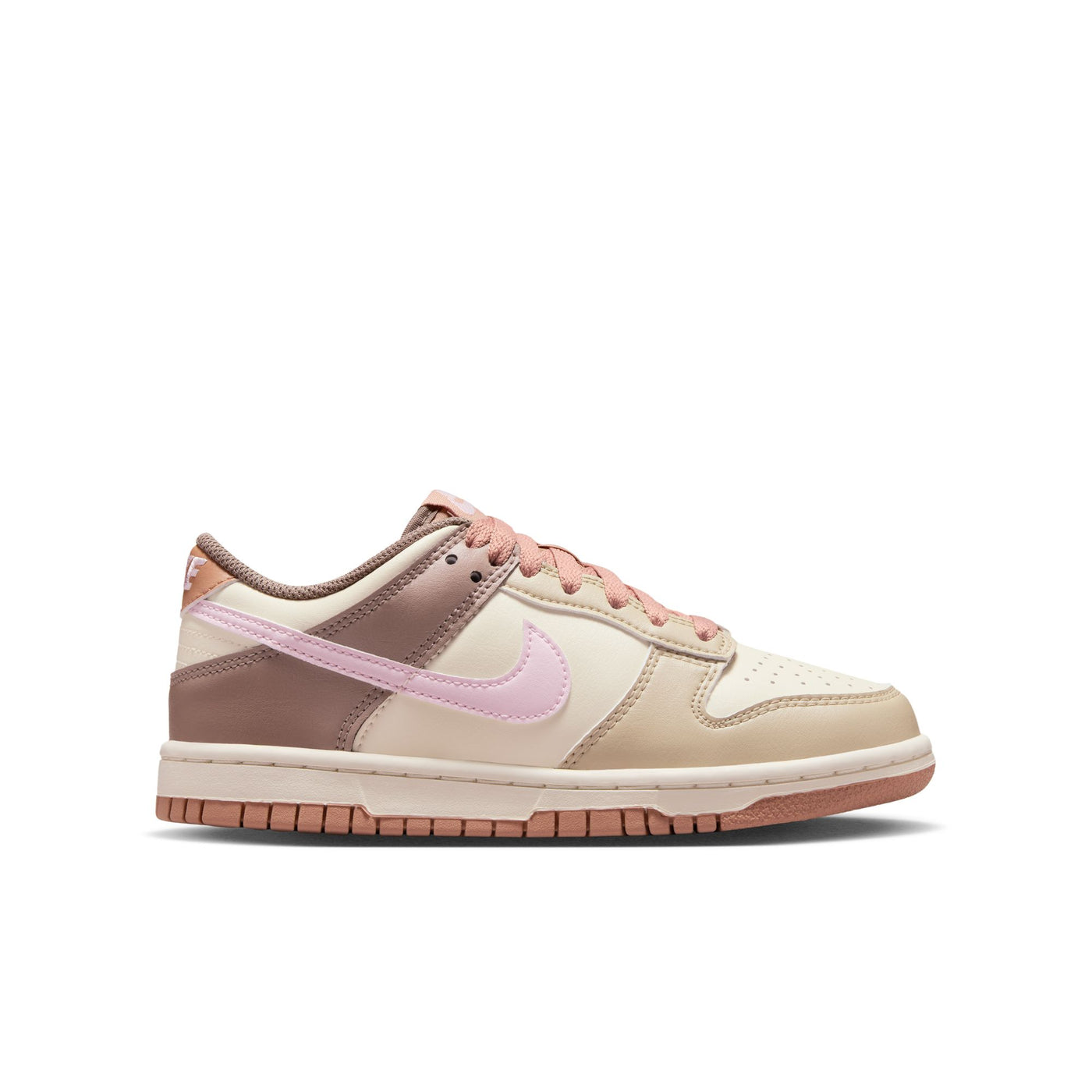 Nike Dunk Low 'Big Kids' Desert Khaki/pink Foam-coconut Milk FB9109-201