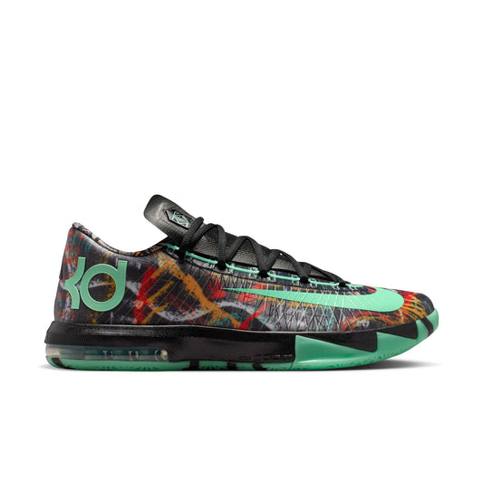 Nike Zoom KD 6 Men's Shoes Color: Multi-color/green Glow-black Style: FQ8356-900
