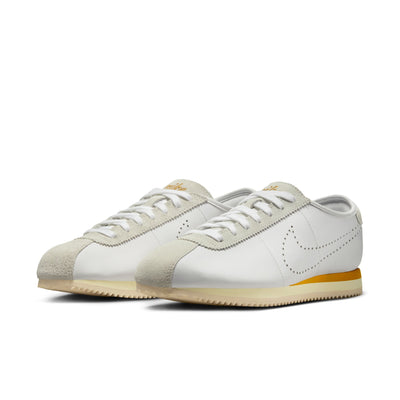 Women's Nike Cortez Leather  Color: White/bronze-light Bone-coconut Milk Style: HQ1841-100