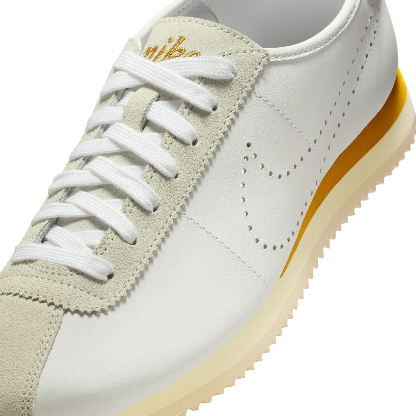 Women's Nike Cortez Leather  Color: White/bronze-light Bone-coconut Milk Style: HQ1841-100