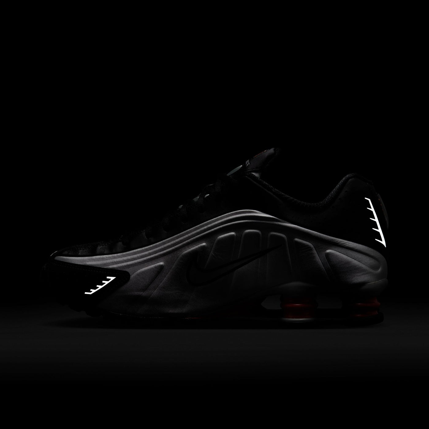 Nike Shox R4 Men's Shoes Color: Metallic Silver/metallic Silver-black Style: HQ1988-002