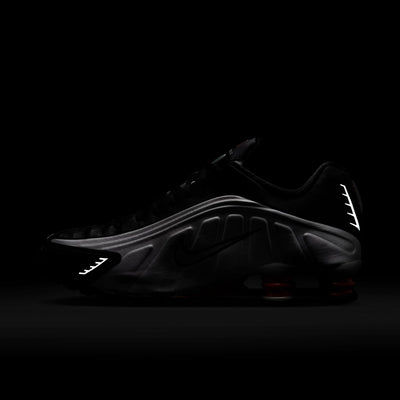 Nike Shox R4 Men's Shoes Color: Metallic Silver/metallic Silver-black Style: HQ1988-002