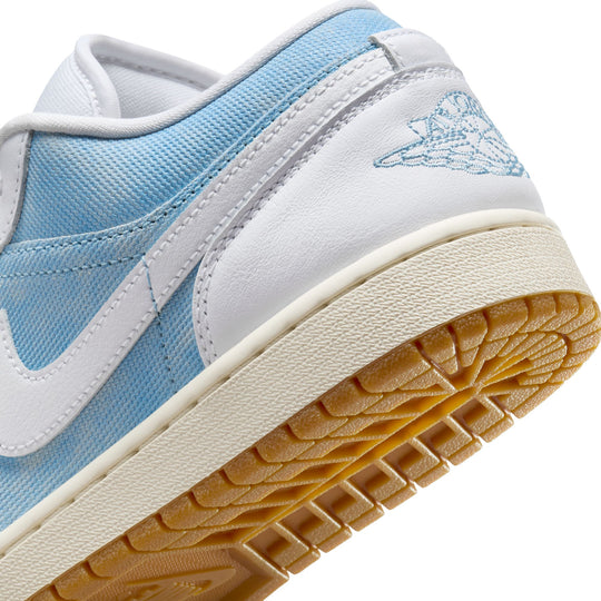 Air Jordan 1 Low SE Women's Shoes Color: Worn Blue/white-gum