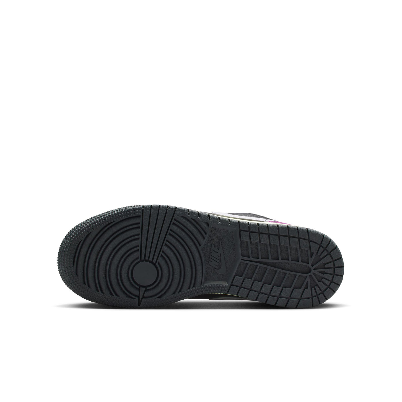 Air Jordan 1 Low SE Big Kids' Shoes Color: Oil Grey/white-cave Stone-arctic Punch HQ2021-005