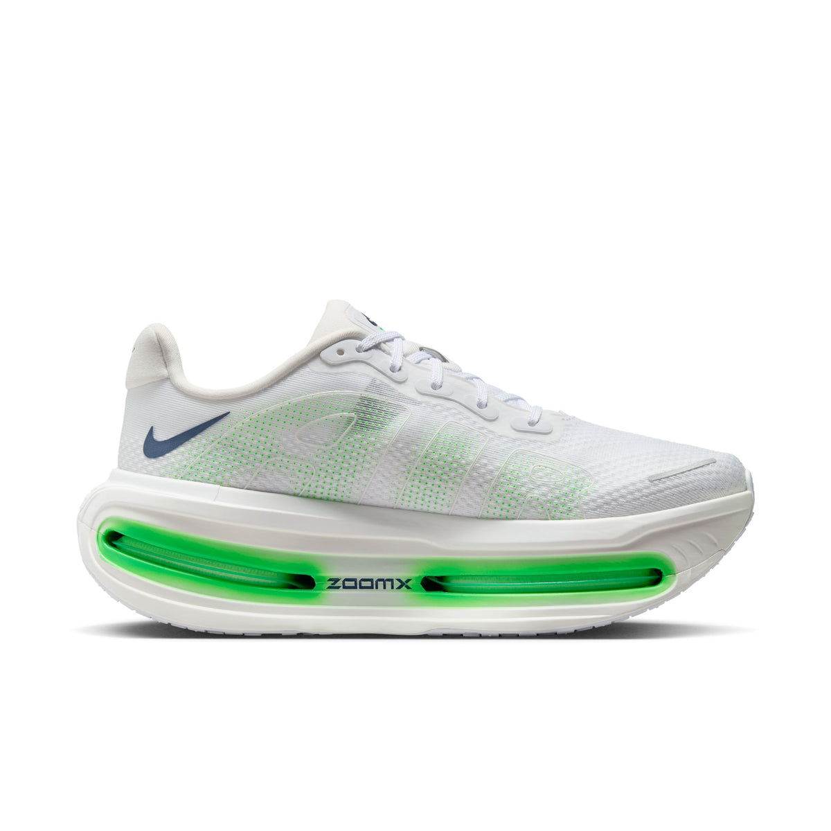 Nike Vomero Premium Mens Shoes, White/Midnight Navy/Green Spark, photo 5 of 11