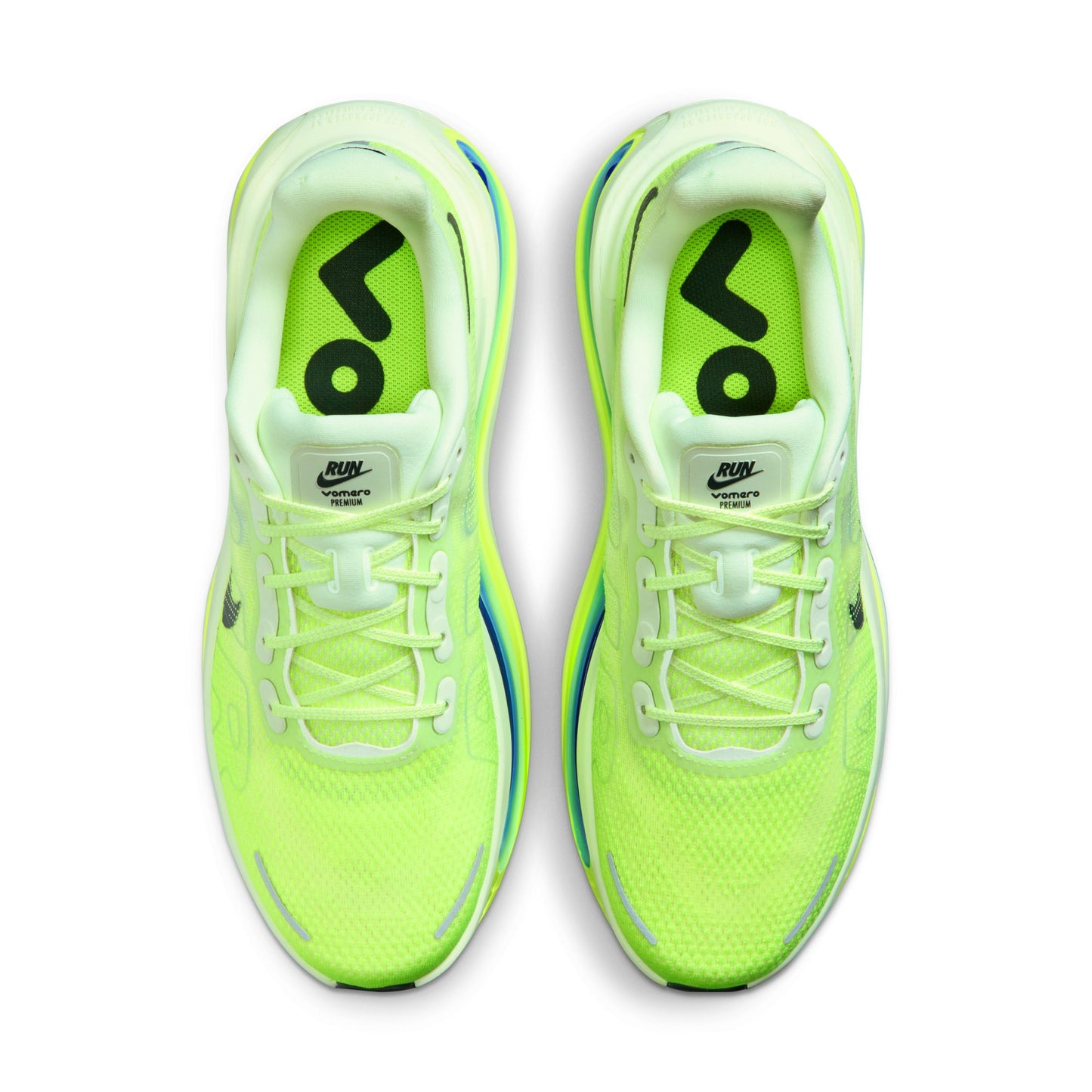 Nike Vomero Premium Color: VOLT TINT/BLACK SPRUCE-SAPPHIRE-VOLT Style: HQ2050-702