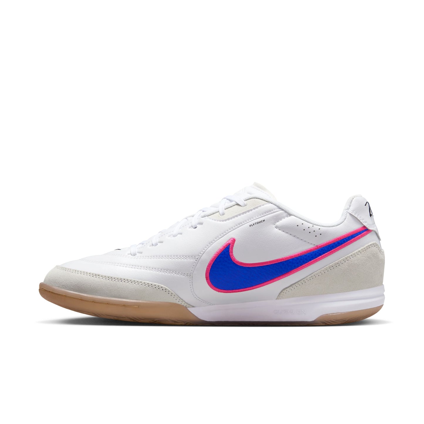 Nike Tiempo Streetgato Indoor/Court Low-Top Soccer Shoes Color: White/racer Blue-pink Blast Style: HQ7017-146