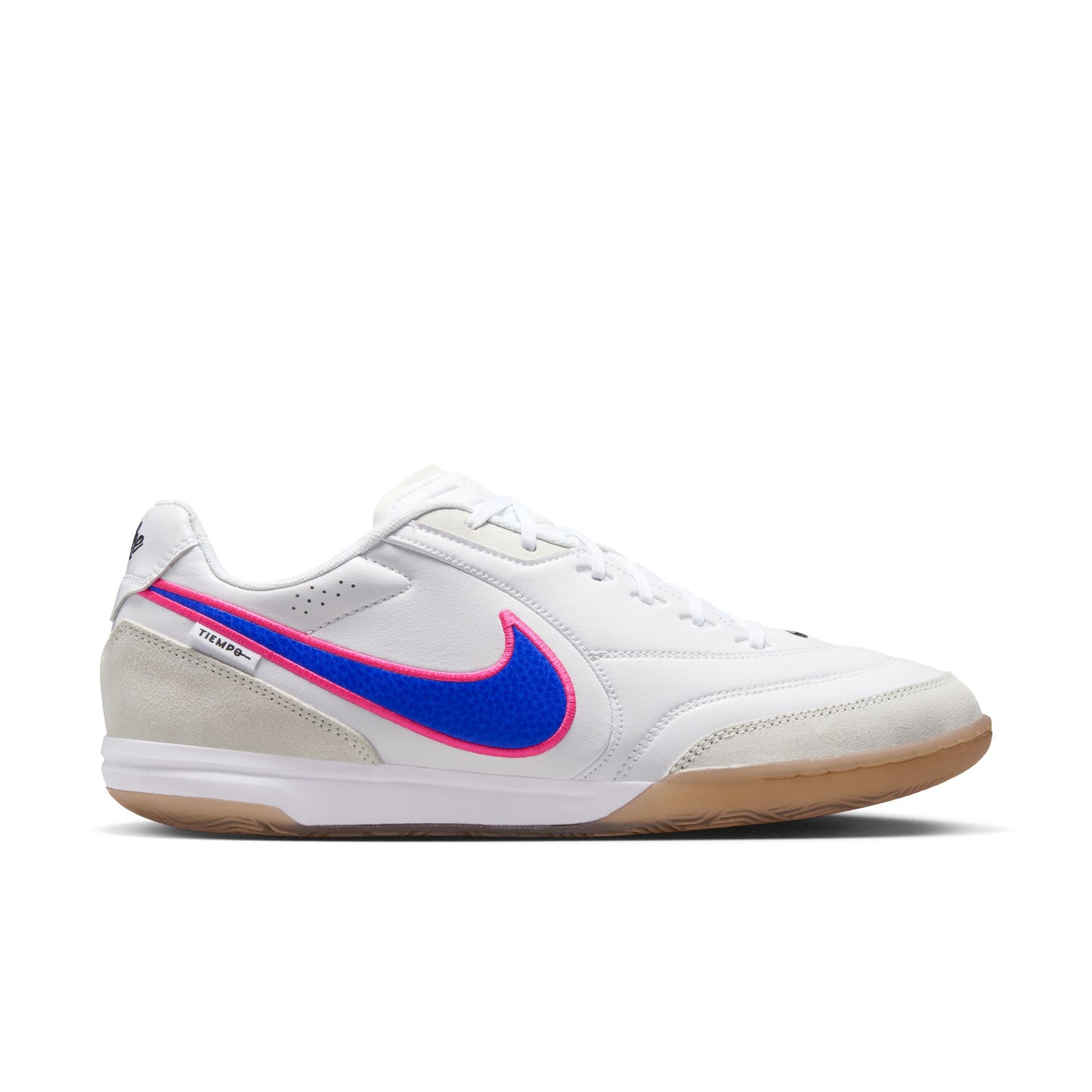 Nike Tiempo Streetgato Indoor/Court Low-Top Soccer Shoes Color: White/racer Blue-pink Blast Style: HQ7017-146