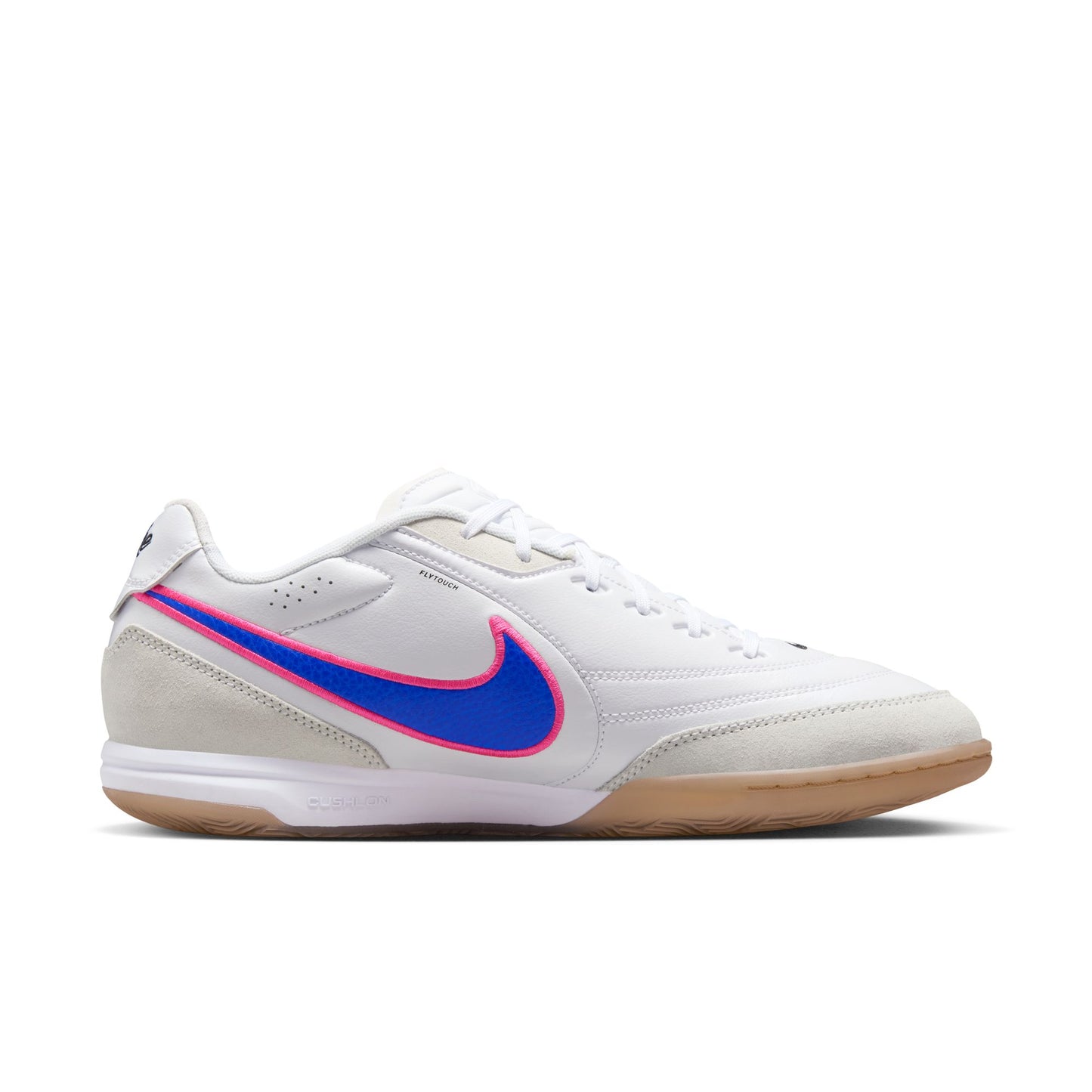 Nike Tiempo Streetgato Indoor/Court Low-Top Soccer Shoes Color: White/racer Blue-pink Blast Style: HQ7017-146