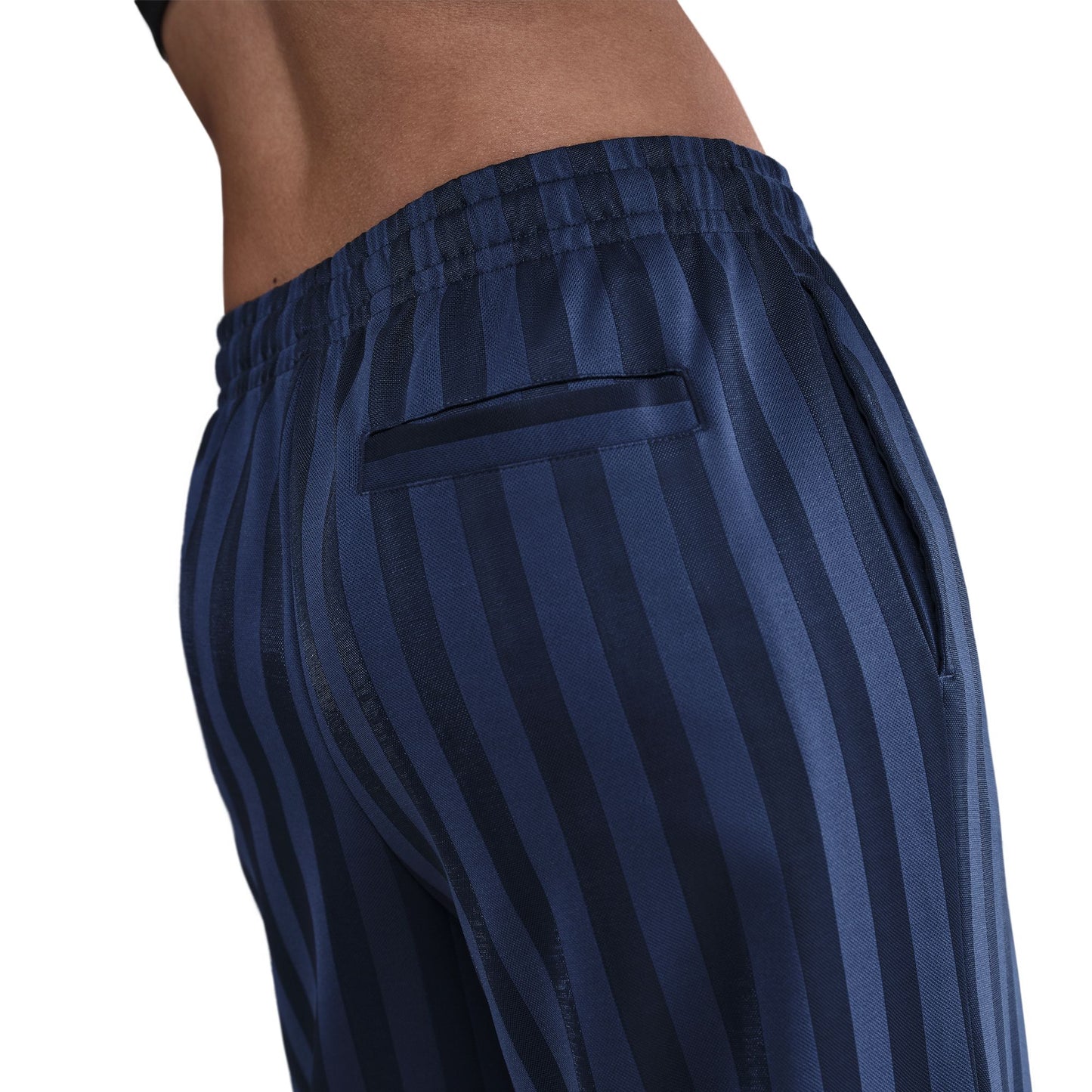 NIKE WOMENS MID LOOSE JACQUARD STRIPED TRACK PANTS HV5133-410