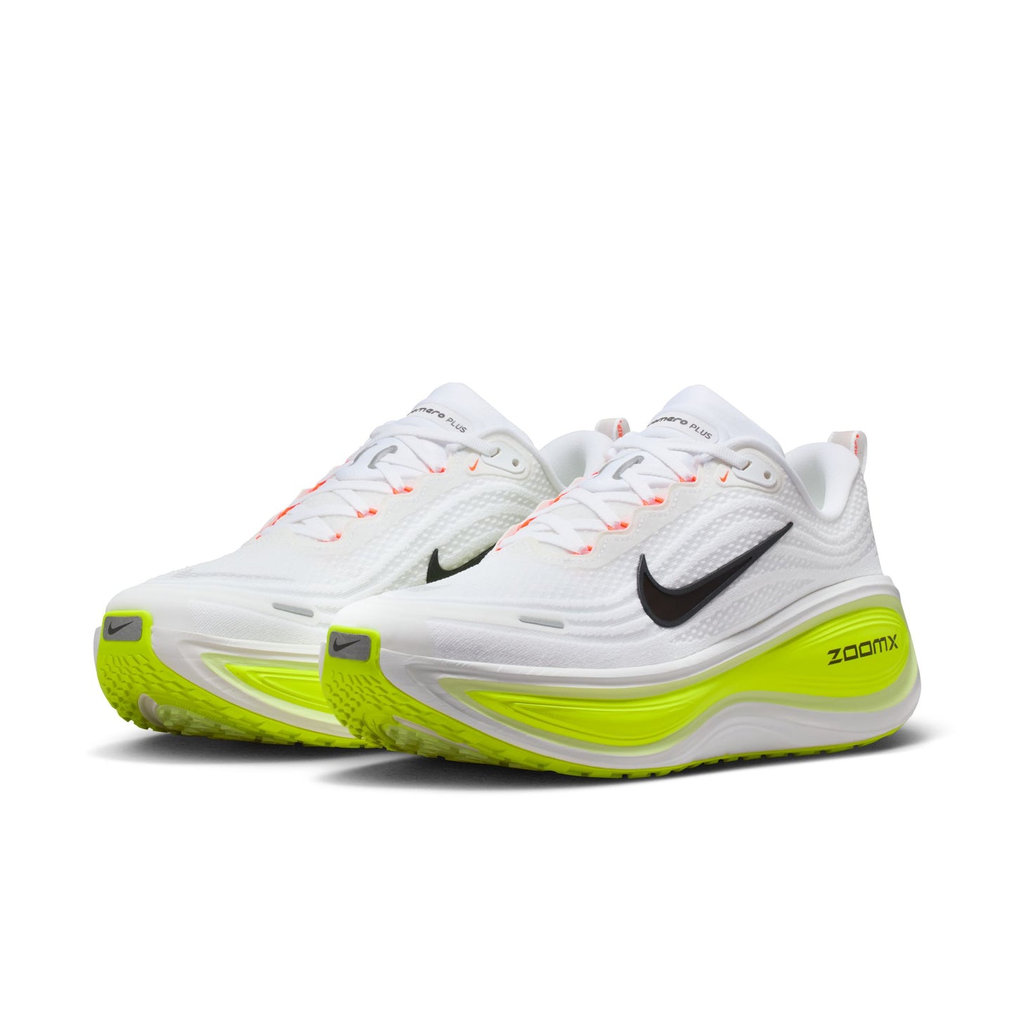 Nike Vomero Plus Men's Road Running Shoes Color: White/black-volt-barely Volt Style: HV8150-120