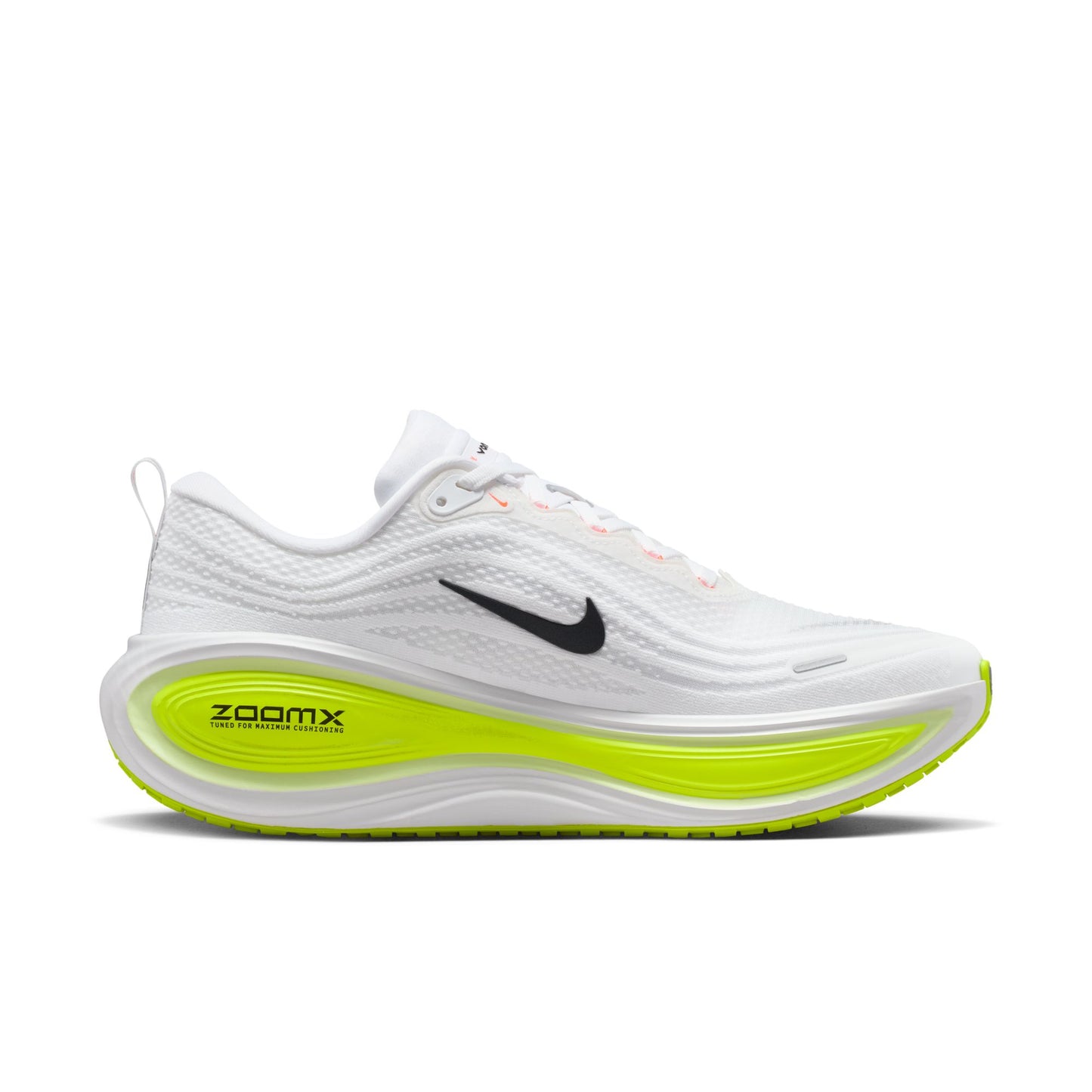 Nike Vomero Plus Men's Road Running Shoes Color: White/black-volt-barely Volt Style: HV8150-120