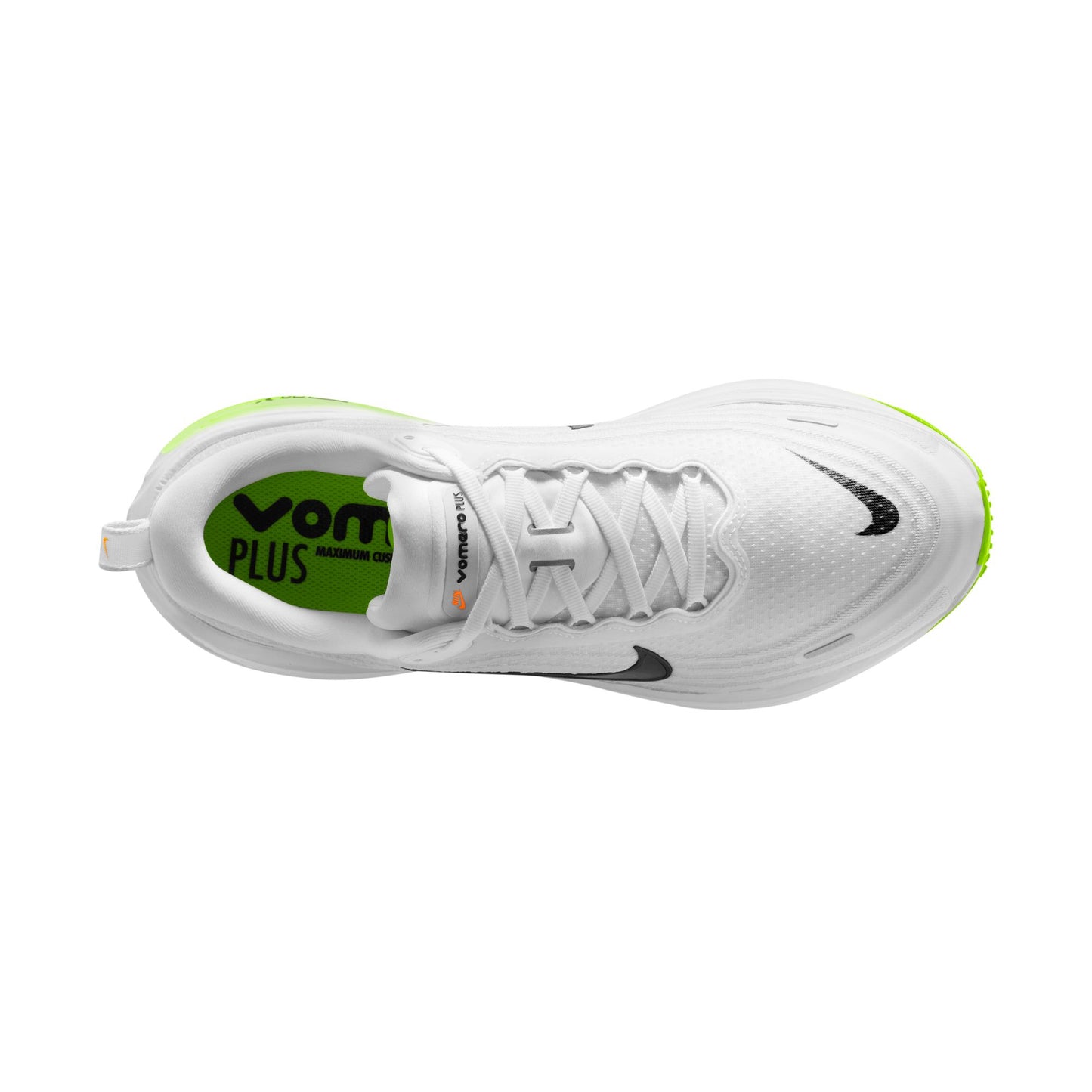 Nike Vomero Plus Men's Road Running Shoes Color: White/black-volt-barely Volt Style: HV8150-120