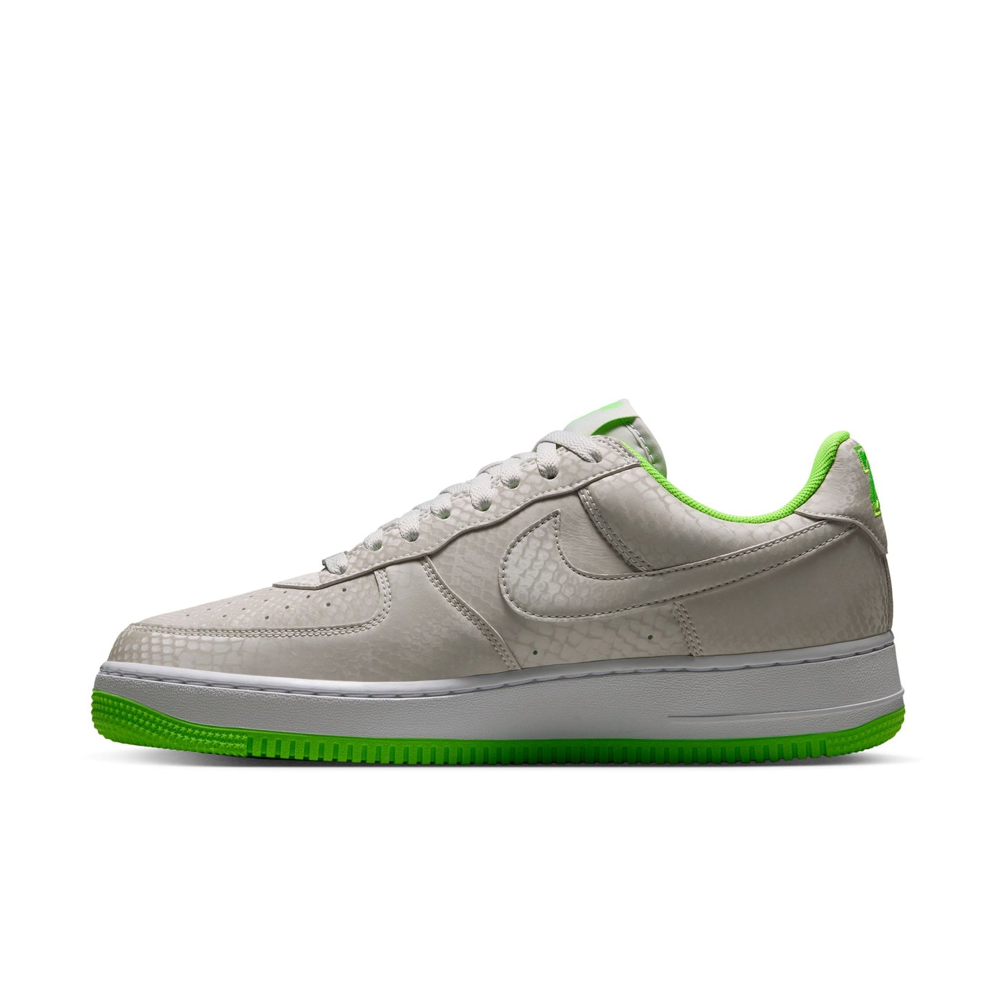Kobe Air Force 1 Low Mens Shoes Color: Vast Grey/Electric Green/White Style: IB0018-006
