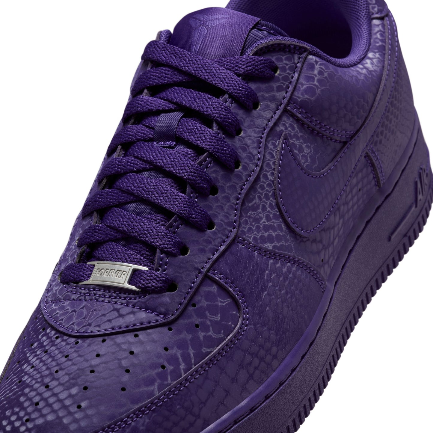 Nike Kobe Air Force 1 Low Men's Shoes Color: Court Purple/court Purple IB0018-500