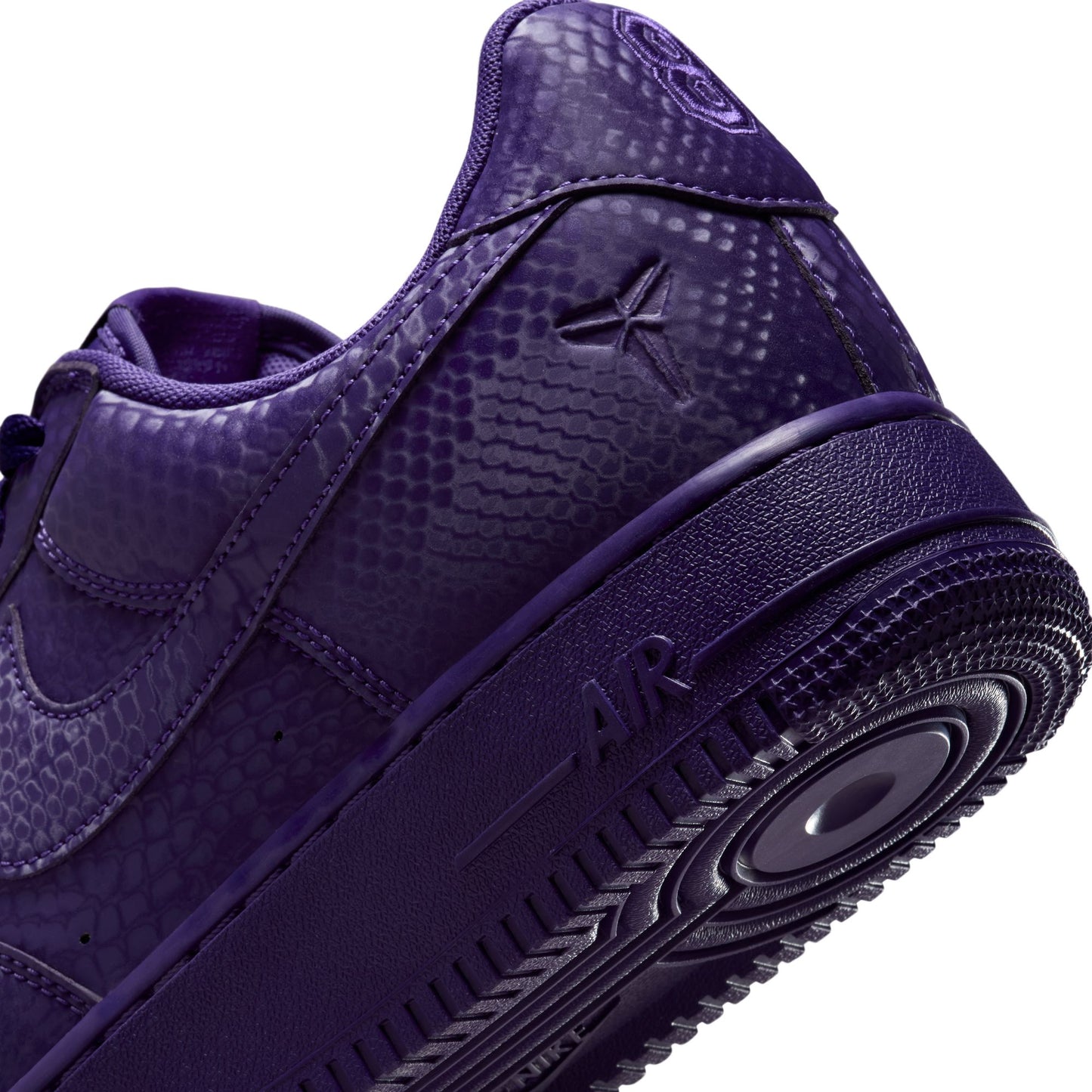 Nike Kobe Air Force 1 Low Men's Shoes Color: Court Purple/court Purple IB0018-500