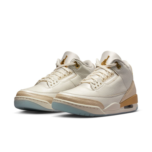 Air Jordan 3 Retro "Sail and Pale Ivory" Women's Shoes Sail/team Gold-pale Ivory-metallic Gold IB2255-100