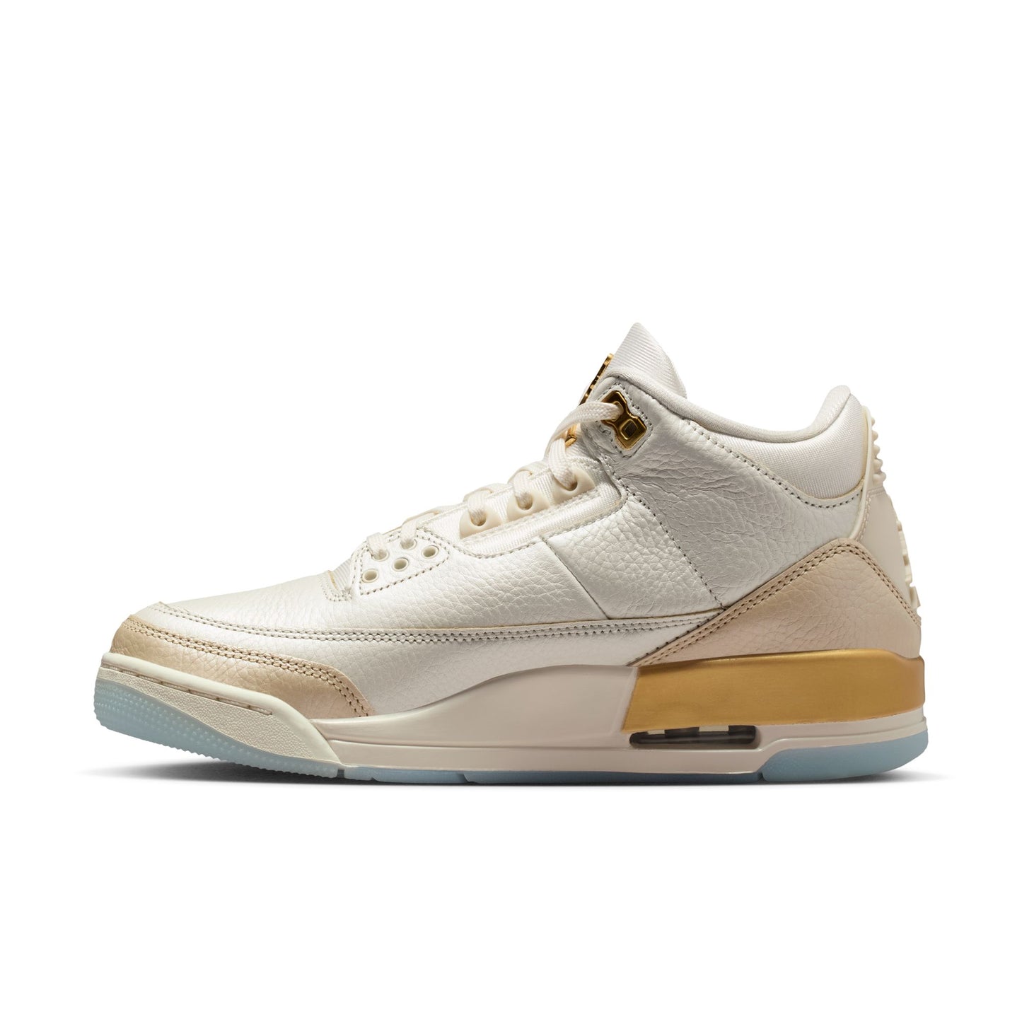 Air Jordan 3 Retro "Sail and Pale Ivory" Women's Shoes Sail/team Gold-pale Ivory-metallic Gold IB2255-100