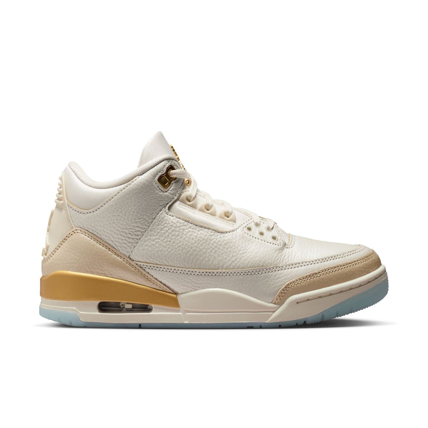 Air Jordan 3 Retro "Sail and Pale Ivory" Women's Shoes Sail/team Gold-pale Ivory-metallic Gold IB2255-100
